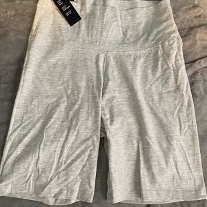 Grey biker shorts